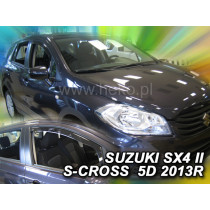 Deflektory SUZUKI SX4 S-Cross 5D HB (od 2013)