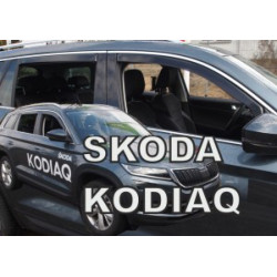 Deflektory ŠKODA Kodiaq 5D (+zadné) (od 2016)