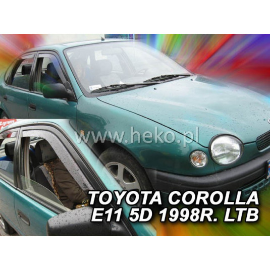 Deflektory TOYOTA Corolla E11 4/5D TMP (1997-2001)