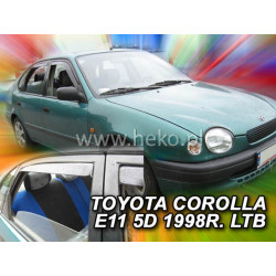 Deflektory TOYOTA Corolla E11 5D (+zadné) HB (1997-2001)