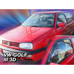 Deflektory VOLKSWAGEN Golf III 3D (1991-1997)