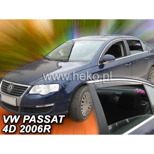 Deflektory VOLKSWAGEN Passat 5D B6 (+zadné) Sedan (2005-2010)