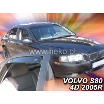 Deflektory VOLVO S80 4D (+zadné) (2006-2016)