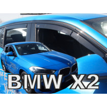 Deflektory BMW X2 F39 5D (+zadné) (od 2018)