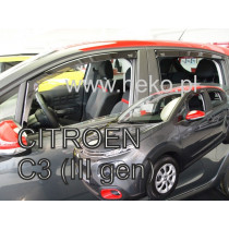 Deflektory CITROËN C3 III 5D (+zadné) (od 2017)