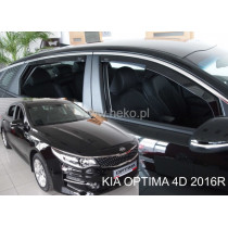 Deflektory KIA Optima IV JF 5D SW (+zadné) (od 2016)