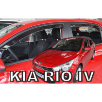 Deflektory KIA Rio IV 5D (+zadné) (od 2017)