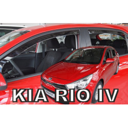 Deflektory KIA Rio IV 5D (+zadné) (od 2017)