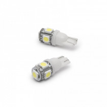 LED svetelný zdroj 2ks T10 5 SMD LED