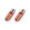 Žiarovky LED CANBUS 24SMD 3014 T10e (W5W) SILCA White 12V (2ks) sú LED náhrady štandardných W5W žiaroviek určené na osvetlenie interiéru, pozičných svetiel a osvetlenia ŠPZ pre vozidlá s 12V inštaláciou. Ponúkajú biele svetlo 5600K pri nízkej spotrebe energie.