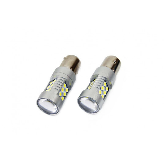 Žiarovky LED CANBUS 24SMD 3030 1156 (P21W) White 12V/24V (2ks)