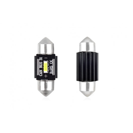 Žiarovky LED CANBUS 1 SMD UltraBright 1860 Festoon 31mm White 12V/24V (2ks)