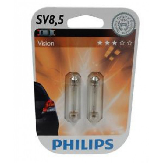 Žiarovky Philips C10W 12V / SV8,5 2ks