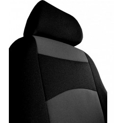Autopoťahy Classic plus bordovo-čierne (frote-textil)