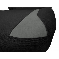 Autopoťahy Design sivo-čierne (velour-textil)