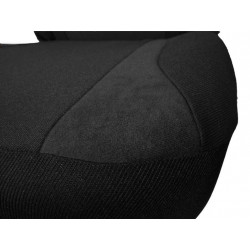 Autopoťahy Design čierno-čierne (velour-textil)