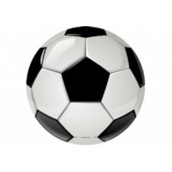 Samolepky živicové 3D Futbal (lopta) 4ks
