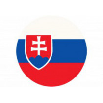 Samolepky živicové 3D Slovensko (vlajka) 4ks