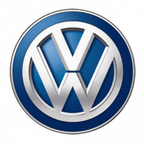 Samolepky živicové 3D Volkswagen modrá 4ks