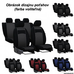 Poťahy pre CITROËN BERLINGO 7X1 (stolíky v predných sedadlách) II (2008-2018) VIP-B3 (textil)