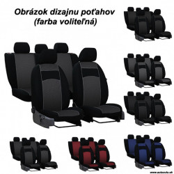 Poťahy pre ŠKODA FABIA športové sedačky II (2007-2014) VIP-B3 (textil)