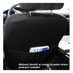 Poťahy pre AUDI A4 S-LINE KOMBI ((recaro sedačky)) B8 (2007-2015) Elegance (velour-velour)