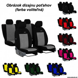 Poťahy pre CITROËN BERLINGO 7X1 (stolíky v predných sedadlách) II (2008-2018) Elegance (velour-velour)