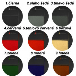 Poťahy pre TOYOTA LAND CRUISER 200 1+1 (2008-2012) Exclusive Alcantara (Alcantara-koža)