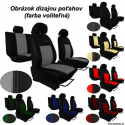 Poťahy pre FIAT FIORINO IV (2008-2011) Exclusive Leather (koža)