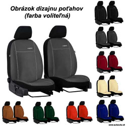 Poťahy pre VOLKSWAGEN VW T5 1+1 (2003-2015) Comfort (Alcantara)