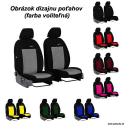 Poťahy pre PEUGEOT EXPERT 1+1 II (2007-2016) Elegance (velour-velour)