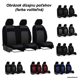 Poťahy pre CITROËN BERLINGO 2+1 II (2008-2018) VIP-B3 (textil)