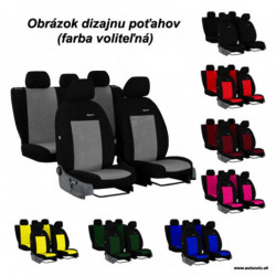 Poťahy pre DACIA Duster (access version) II (od 2017) Elegance (velour-velour)