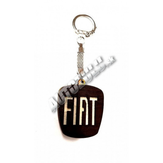 Kľúčenka drevená Fiat