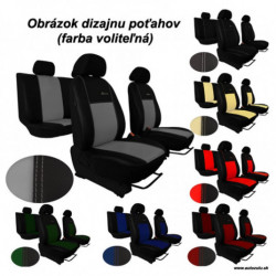 Poťahy pre DACIA Dokker facelift (od 2017) Exclusive Leather (koža)