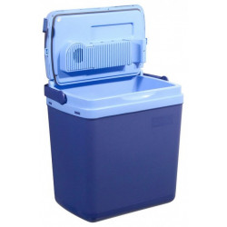 Chladiaci box 25litrov BLUE 220 / 12V displej s teplotou + ohrev