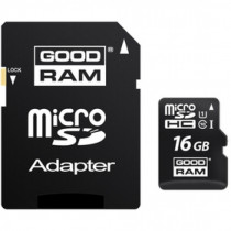 Pamäťová karta MicroSDHC 16GB CL10 UHS1 + adap.