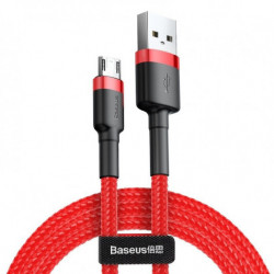 Kábel USB na micro USB BASEUS Cafule 1,5A 200cm červený
