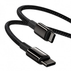 Kábel USB-C na USB-C BASEUS Tungsten Gold, 100 W, 100 cm