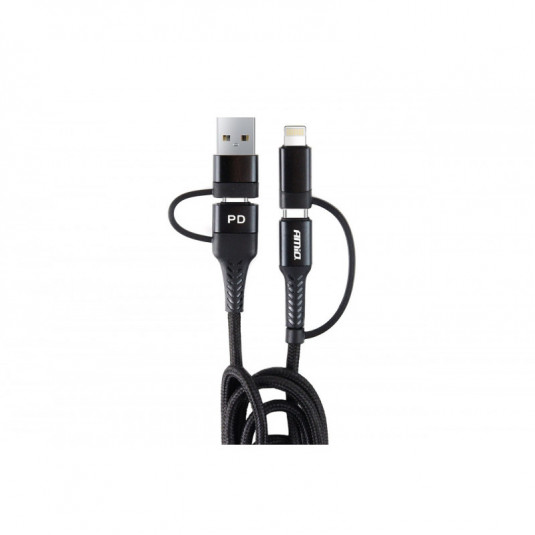Multikábel USB C-USB C iOs USB A FullLINK 100cm UC-15