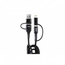 Multikábel USB C-USB C iOs USB A FullLINK 100cm UC-15