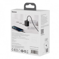 Nabíjačka Baseus Compact Quick Charger, USB, USB-C, 20W