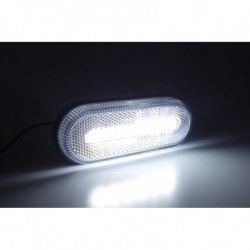 Svetlo obrysové biele – oválne LED - OM-01-W