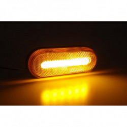Svetlo obrysové oranžové - oválne LED- OM-01-O
