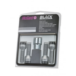 Bezpečnostné šróby McGard M14x1,25x47mm 60° BLACK EDITION