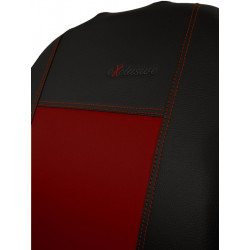 Výpredaj-Poťahy pre VOLKSWAGEN PASSAT SEDAN HIGHLINE version B8 (od 2014) Exclusive Leather (koža), bordová
