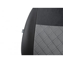 Autopoťahy  Craft Line (froté-textil) sivo-čierne