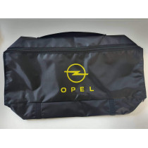 Taška povinnej výbavy Opel čierna so žltým nápisom