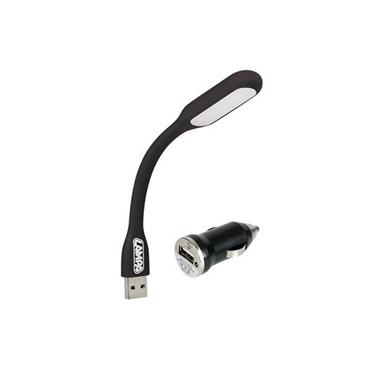 Flexibilné LED svetlo + USB redukcia 12/24V 1000mA čierne