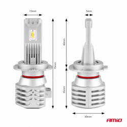 LED žiarovky hlavného svietenia H7 X1 Series AMiO